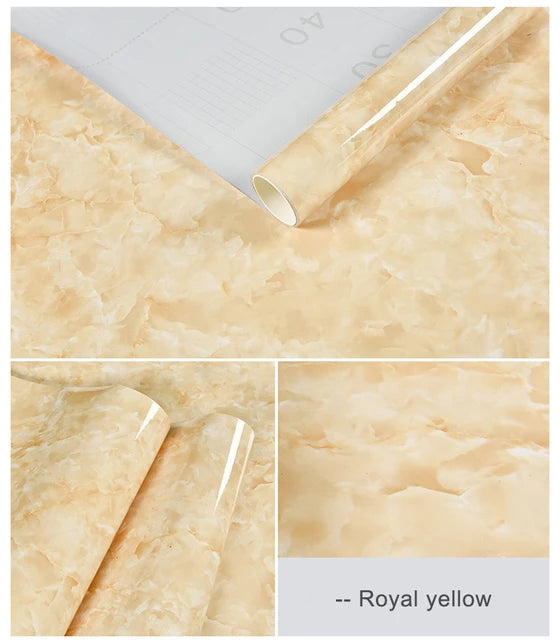 Decal Dán Bếp Chống Dầu Nước, Cải Tạo Tủ Bếp Marble - Daisan Mart