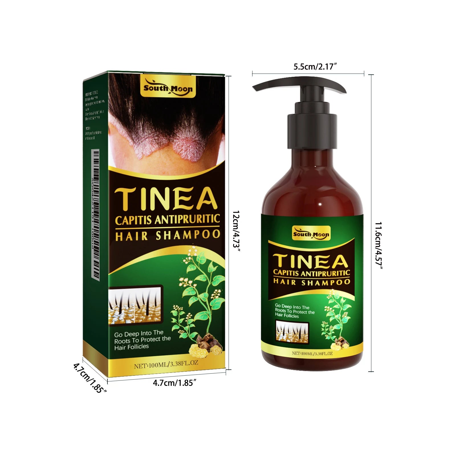 Anti-Dandruff Shampoo, Moisturizing &amp; Scalp Restoration