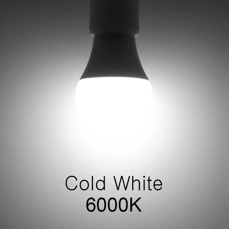 Multi-power LED bulbs E26 E12 for home and office