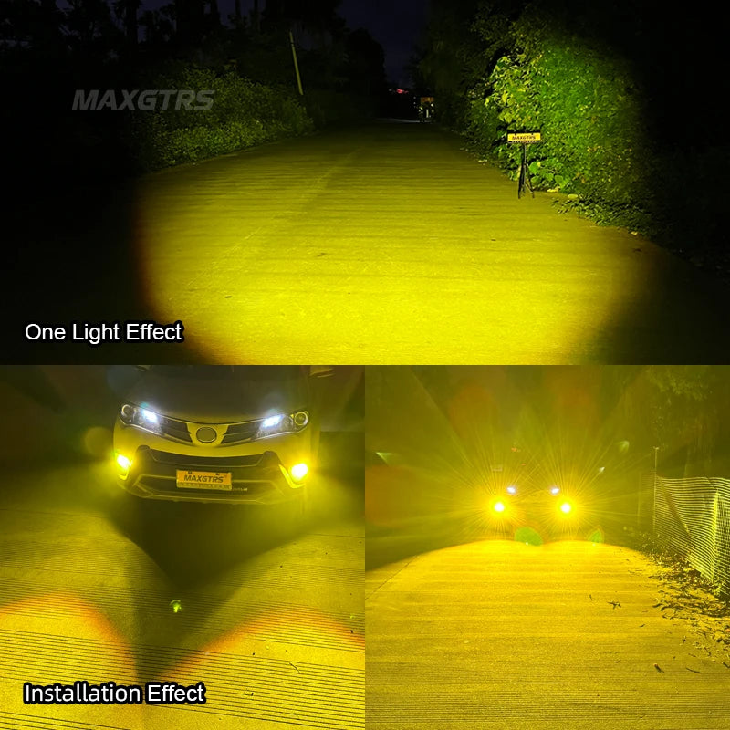 Mini Car LED Headlights H7 H11 9005 9006 3000K