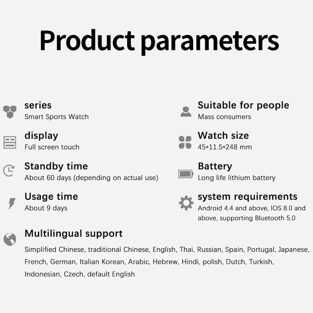 Đồng hồ thông minh đa năng theo dõi sức khỏe 24h
