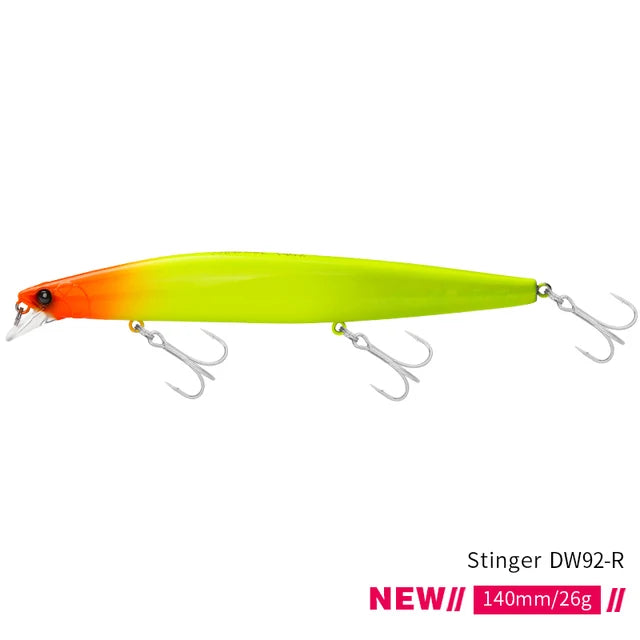 TSURINOYA 140mm 26g DW92 Sinking Minnow Saltwater Freshwater Black Bass Pike Bait Long Casting Sinker Weight Jerkbait Wobblers