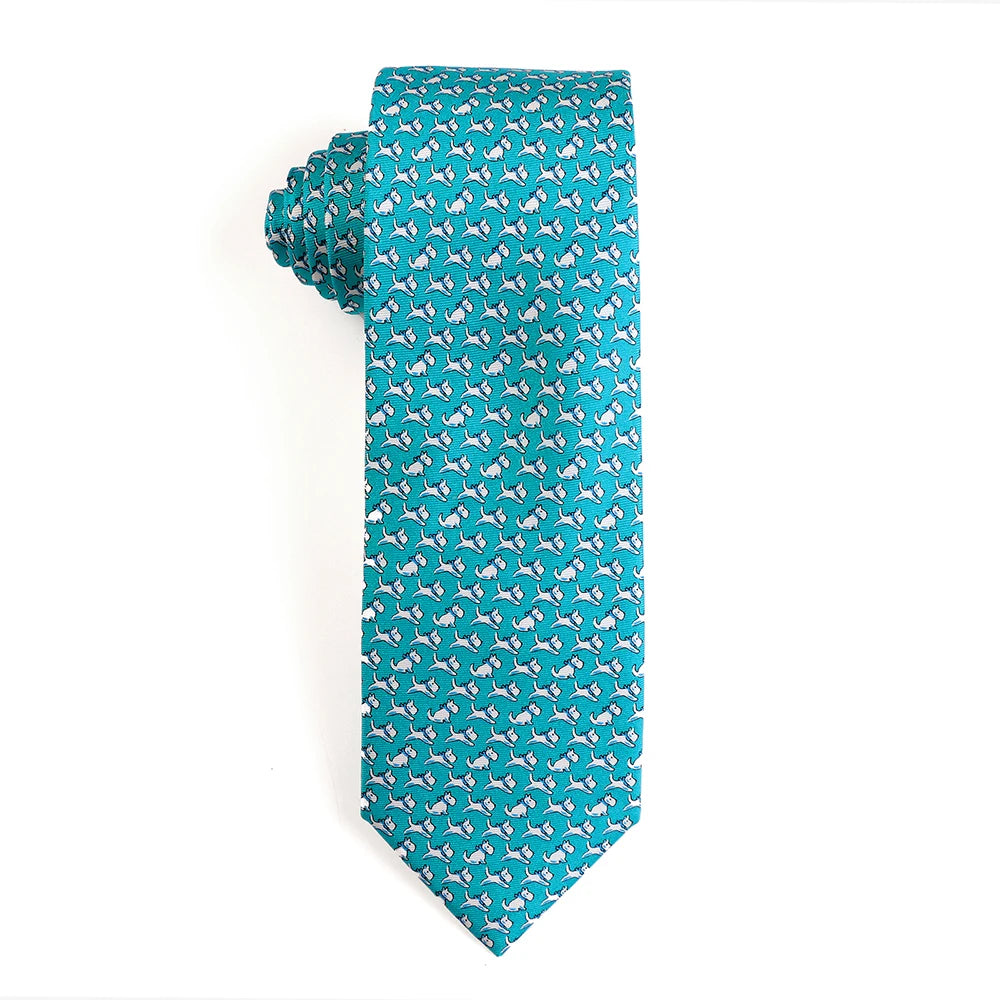 Cà vạt lụa Tailor Smith họa tiết thú - Quà tặng phái mạnh