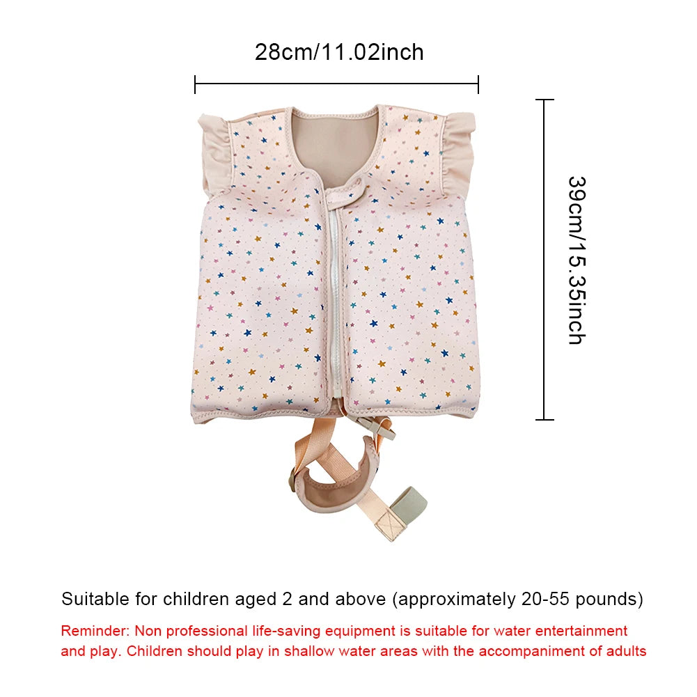 Áo Phao Trẻ Em Thiết Kế 3D Dễ Thương Bơi An Toàn