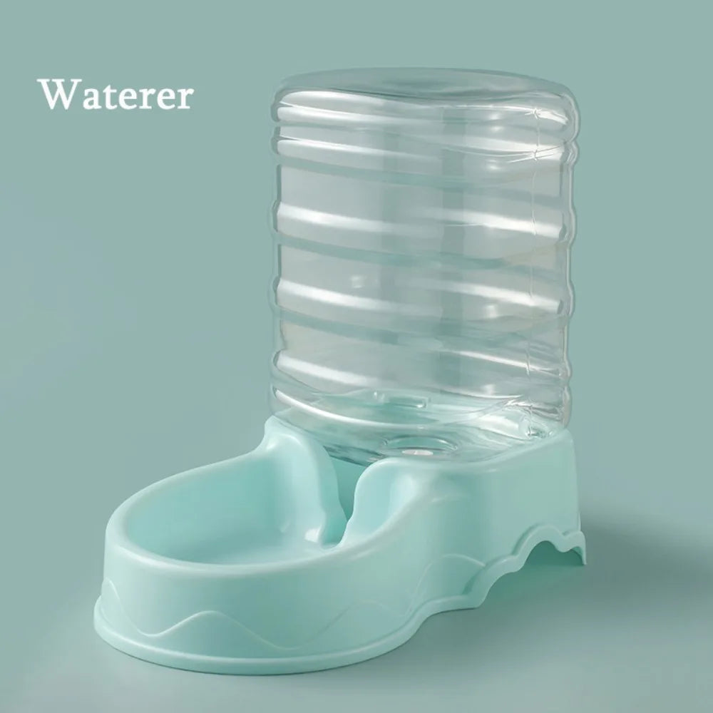 3.8L Automatic Pet Feeder Large Cat Dog Food Dispenser Water Fountain Drink Bowl - Daisan Mart