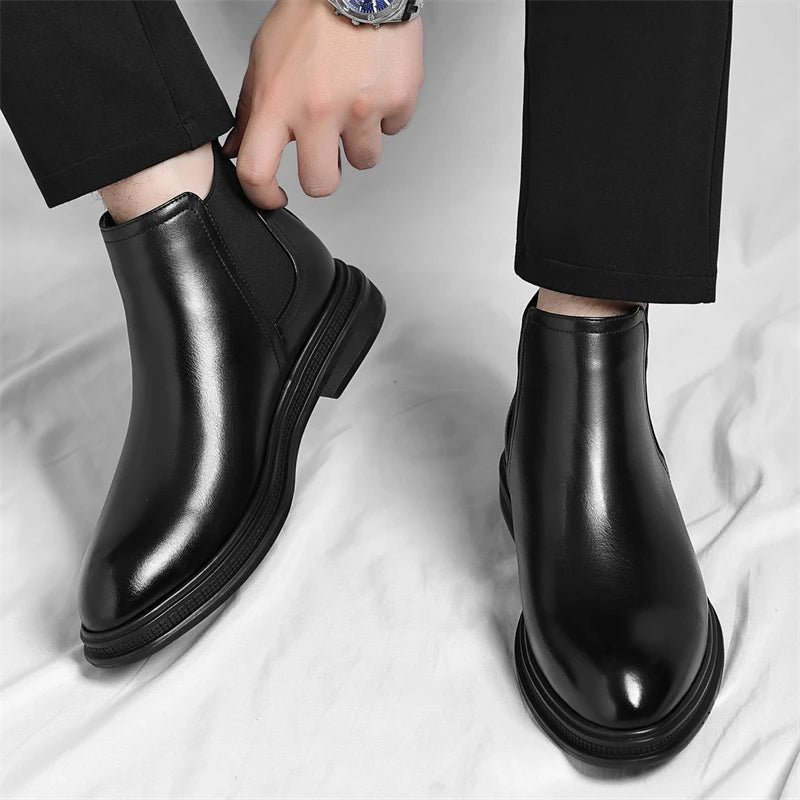 Men's Chelsea Boots - Soft Leather - Luxurious &amp; Elegant