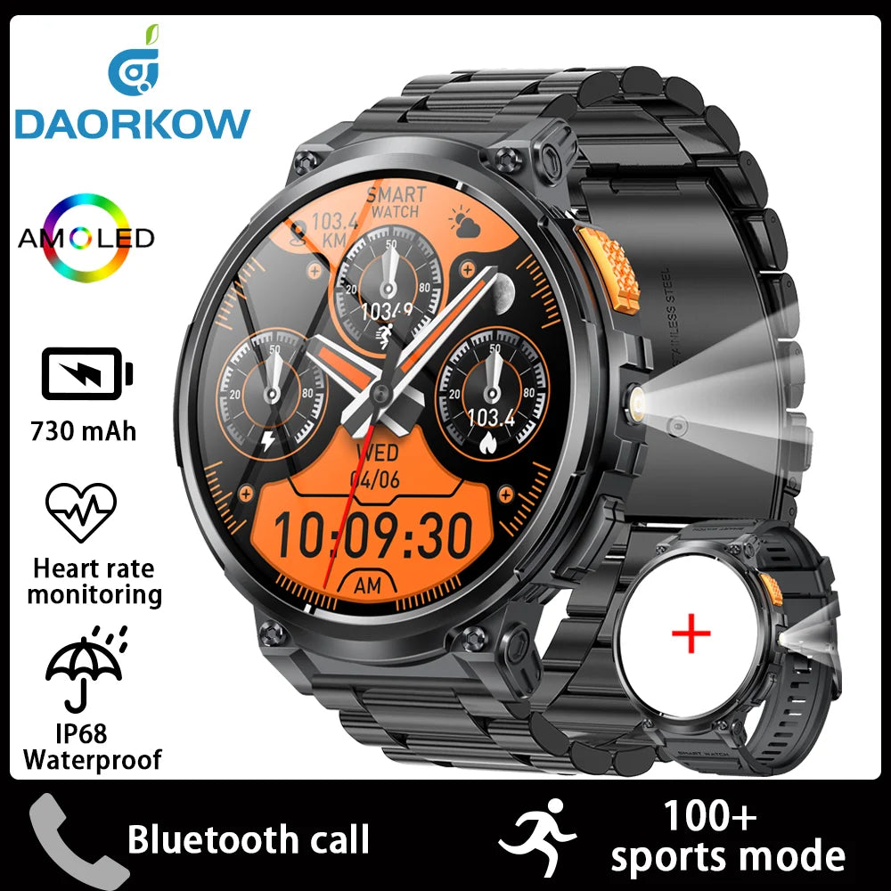 Smart Watch 2025 - Large Battery, IP68 Waterproof