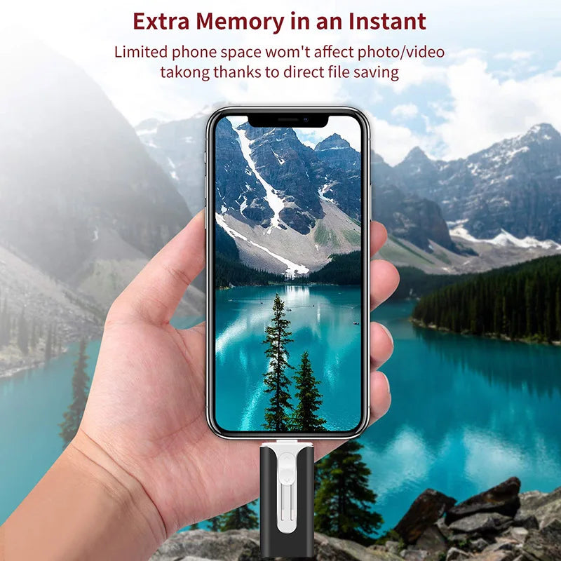 USB 3.0 4in1 OTG - Bộ nhớ ngoài đa năng cho điện thoại - Daisan Mart