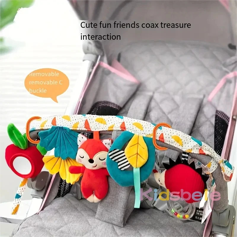 Lovely Soft Plush Crib Animal for Sensory Development