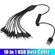 10 In 1 Multi-Function Charging Cable For Mobile Phones