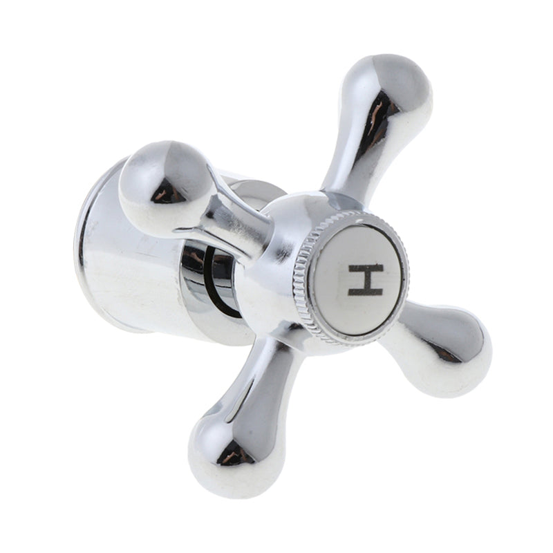 Bộ Tay Vặn Chữ Thập Đồng Cho Vòi Bếp & Nhà Tắm