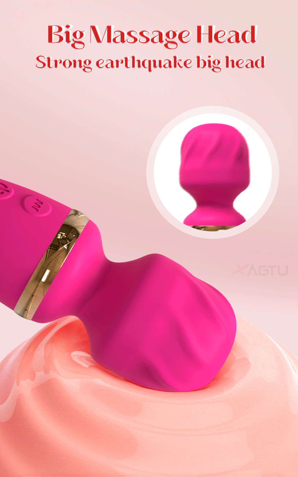 Multi-function G-Spot Stimulating Vibrating Magic Wand for Women