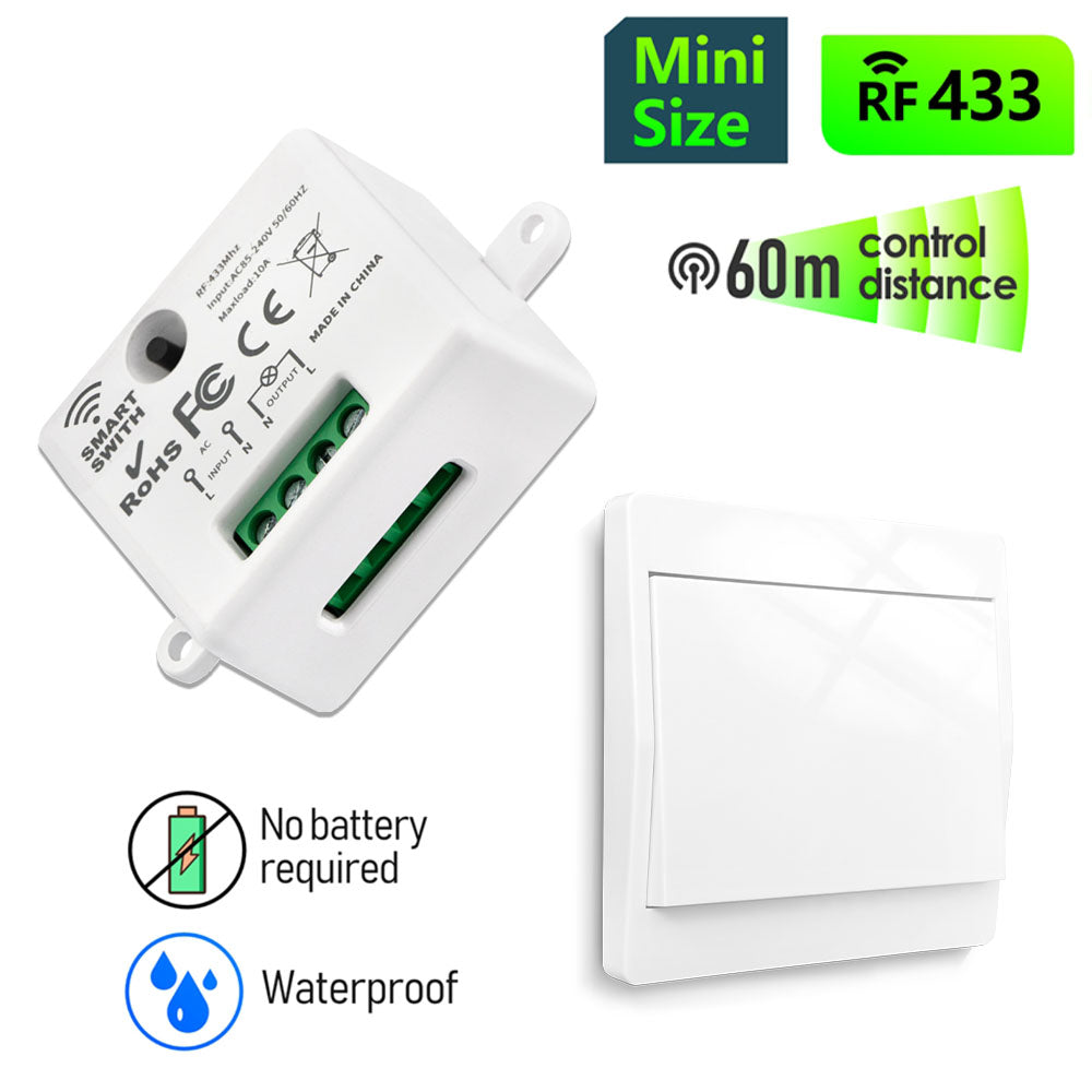 Battery Free Kinetic Wireless Switch For LED Lights