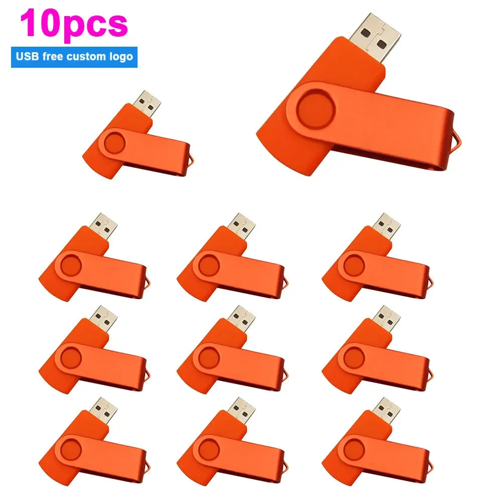 Set of 50 USB Flash Drives 2.0 with Various Convenient Capacity