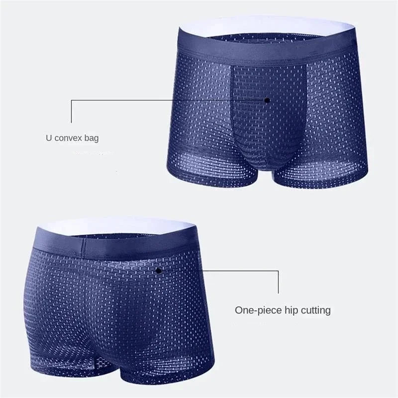 Cool Men's Underwear - Stretch Mesh Boxers L-5XL