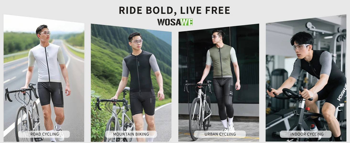 Áo Xe Đạp WOSAWE MTB Pro Team Thoáng Khí Mùa Hè - Daisan Mart