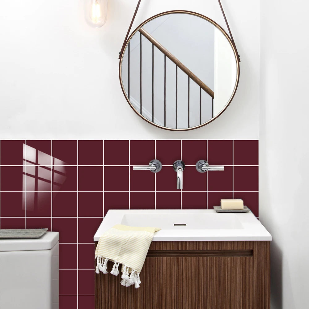 10 pieces of waterproof turquoise wall tiles