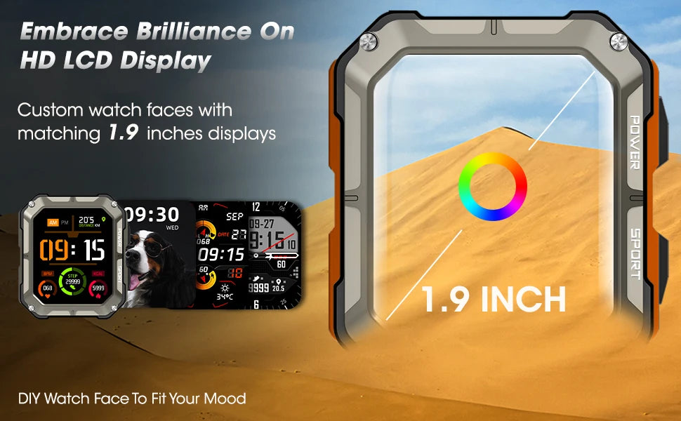 Đồng hồ thông minh nam: Theo dõi sức khỏe & thể thao