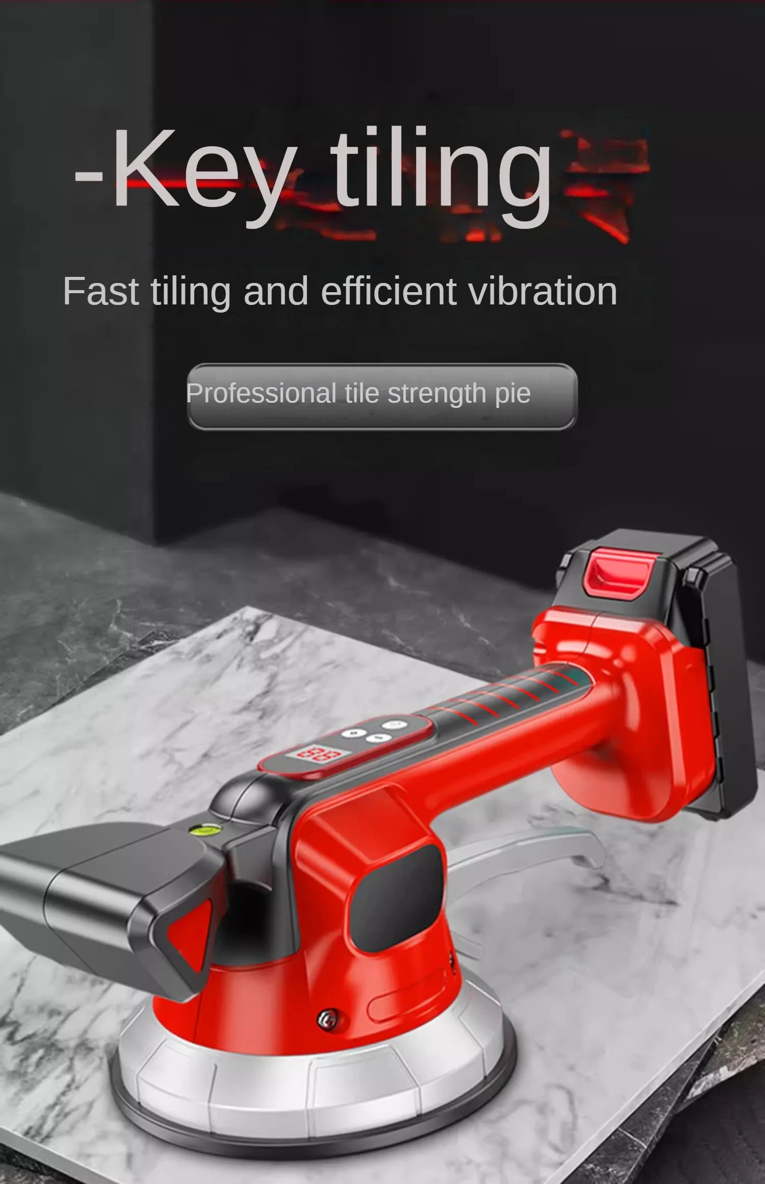 Vibrating Tile Tiler - Effortlessly Lay Large Format Floor and Wall Tiles