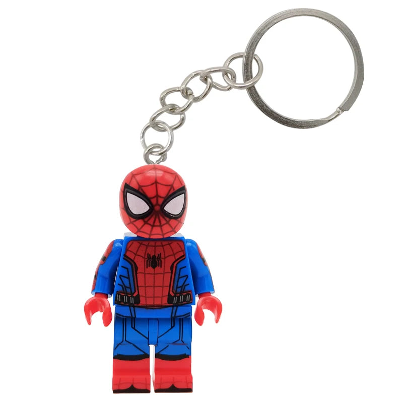 Lego Spider-Man Miles &amp; Gwen Cute Bag Keychain