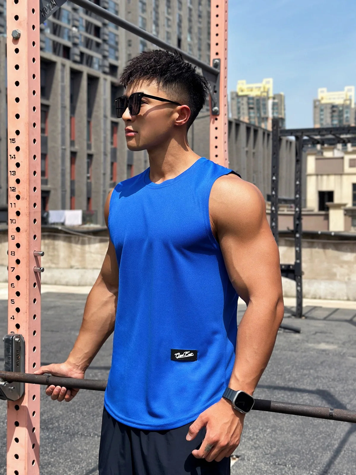 Áo Tank Nam Lưới Thoáng Khí Thể Thao Gym - Daisan Mart
