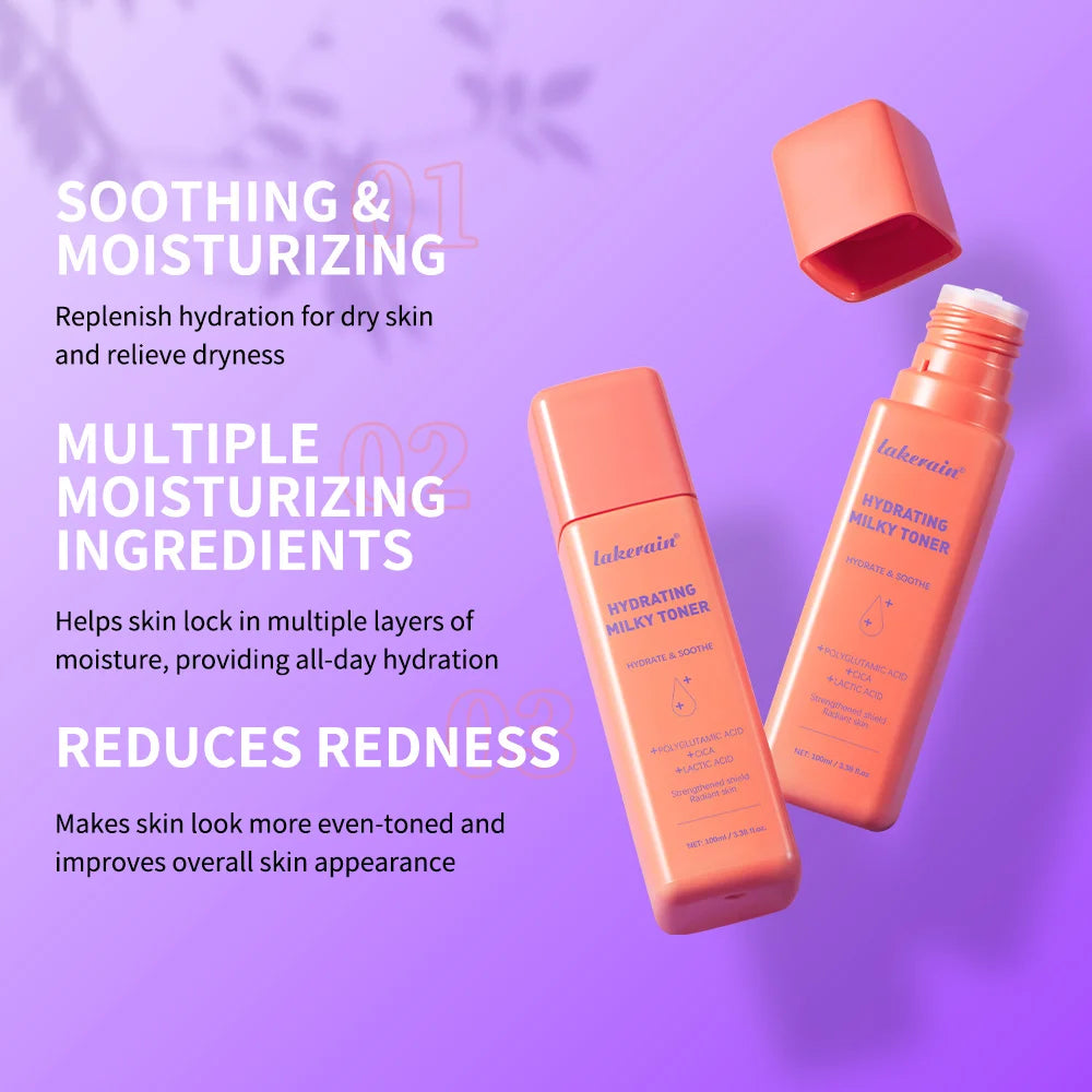 Hydrating Milky Toner Repair Skin Ultra Hydrating Toner for Face Soothes Skin Moisture Reduces Redness Barrier Skincare
