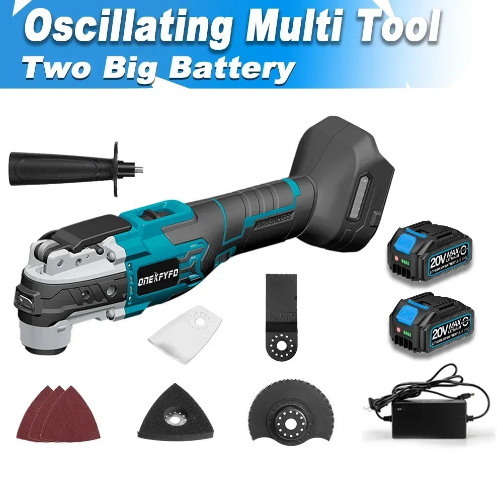 Brushless Electric Oscillating Multifunction Tool Wireless Woodworking Cutting Variable Speed ​​Trimmer Saw For Makita 18v Battery
