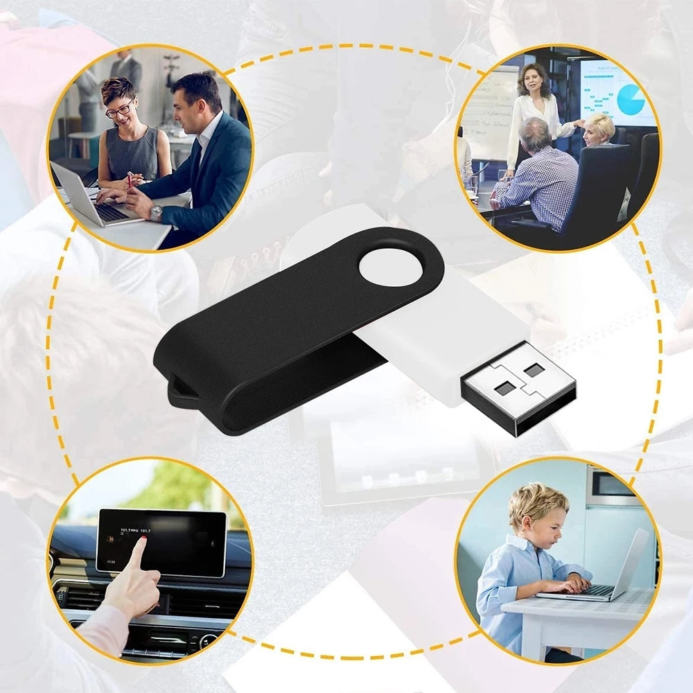 USB thời trang xoay 360° chống nước, nhiều dung lượng - Daisan Mart