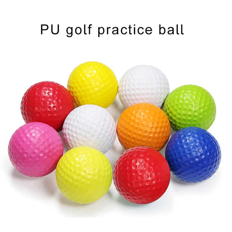 Soft Foam Golf Balls 5 Pieces - Indoor Golf Practice for Kids