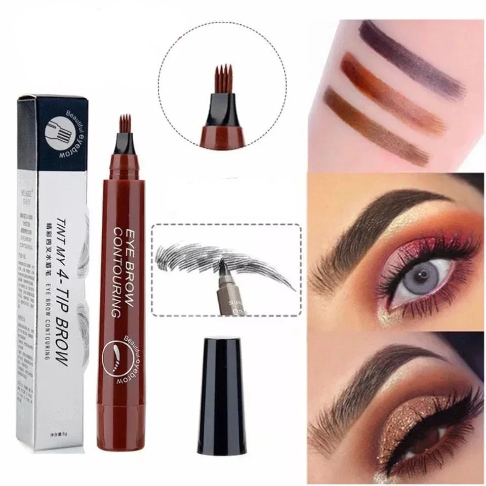 4-Nit Eyebrow Pencil, Long-lasting, Natural, Realistic