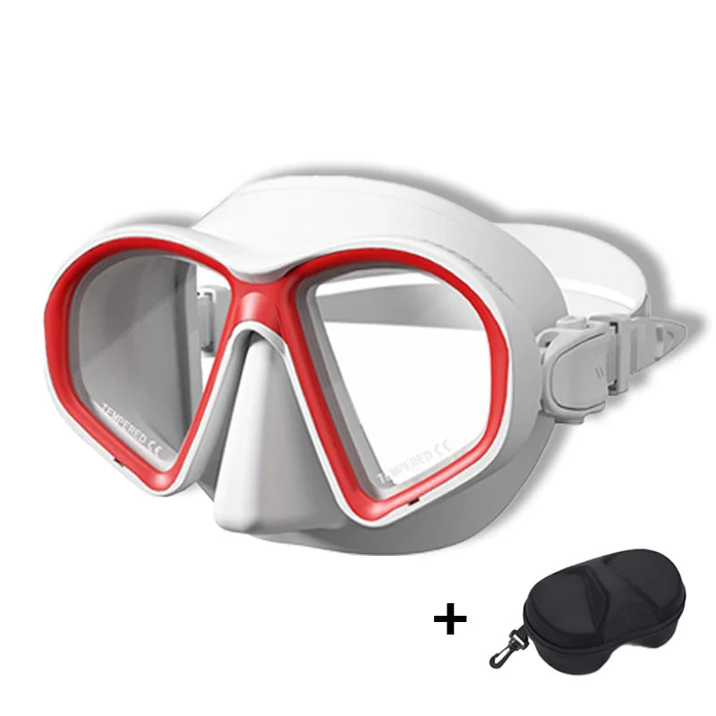 Professional Wet Low Volume Freediving Mask, Tempered Glass dive Mask, J-Type Diving Mask, Snorkel Set,buceo,수영,스노클링,마스크