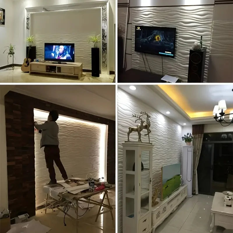 Giấy Dán Tường 3D Chống Ẩm Mốc Cho Phòng Ngủ