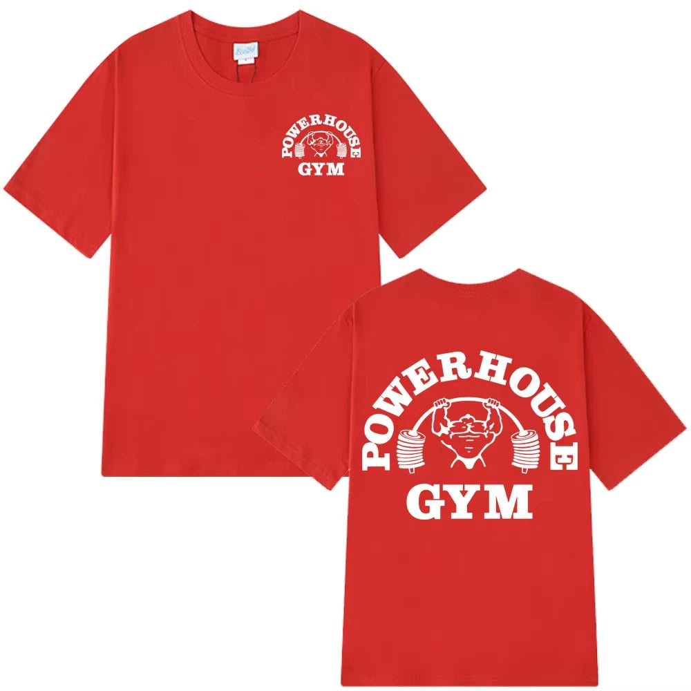 Áo Thun Olympia Gym Unisex Cotton Vintage Năng Động - Daisan Mart