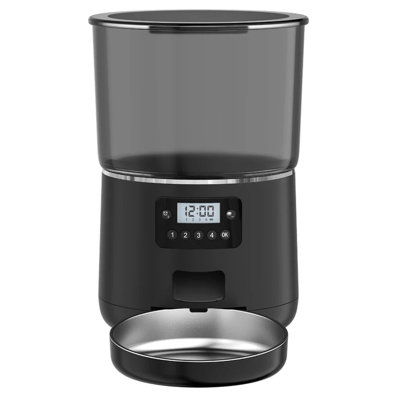 4公升自動寵物餵食器，附定時器，防潮食品級ABS材質，防蟲乾燥盒+貓狗雙電源