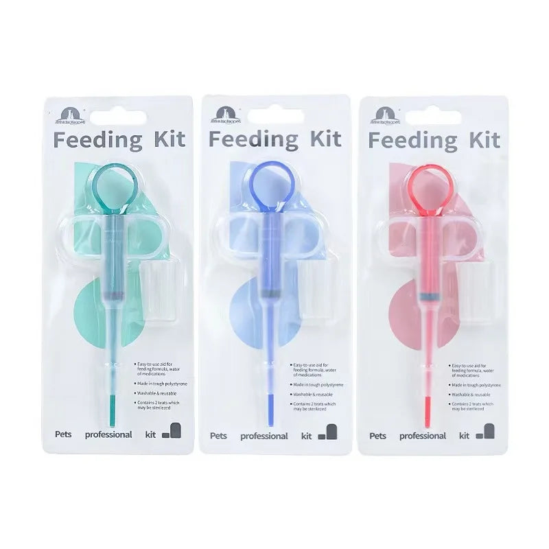 Pet Medicine Feeder Cat Tablet Syringe Feeder Pet Medication Dispenser Pressing Feeding Pet Sickness Care - Daisan Mart