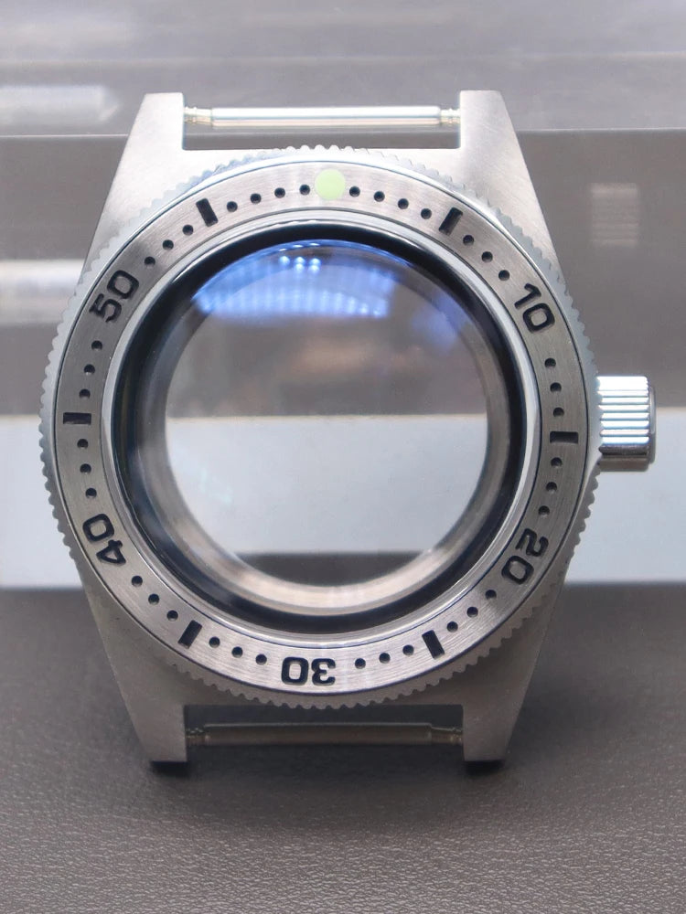 Modified Seiko 62MAS Diving 40mm Vintage Watch Cases Bubble Sapphire Crystal Glass Fit NH34 NH35 NH36 NH38 Movement 28.5mm Dial - Daisan Mart