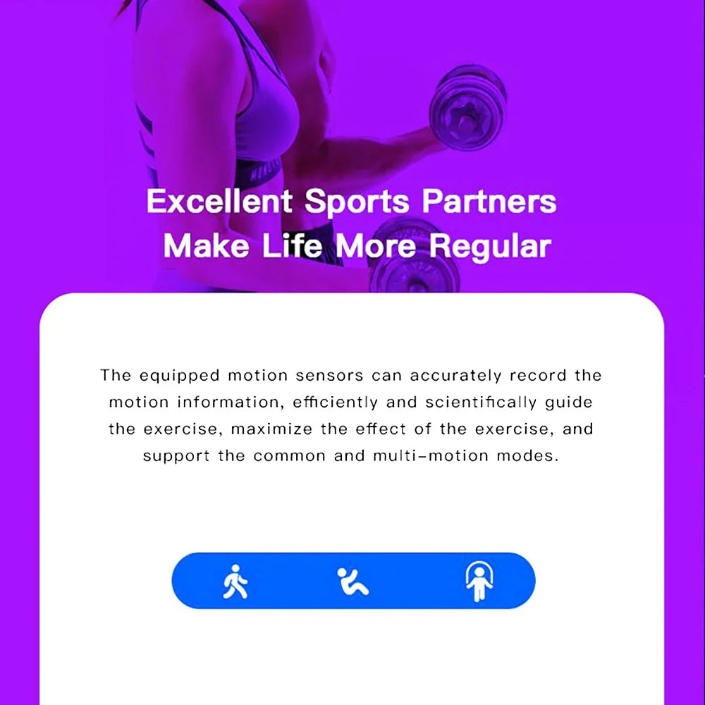 Đồng Hồ Thông Minh D18 - Chống Nước, Theo Dõi Sức Khỏe