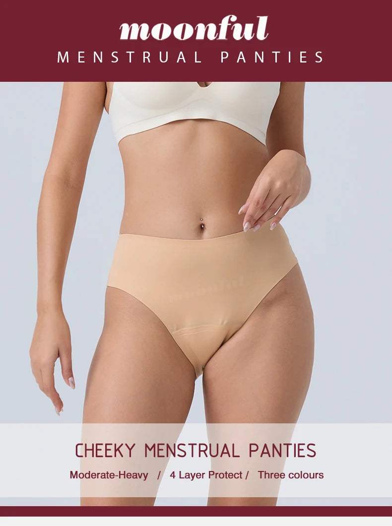 Women's High Waist Anti-Leak Menstrual Panties Super Comfortable
