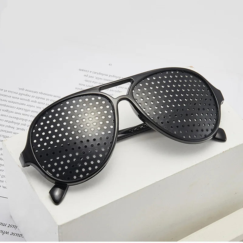 Eyesight Improvement Eyewear Vision Care Wearable Corrective Glasses Improver Stenopeic Pinhole Glasses Anti-fatigue Protection