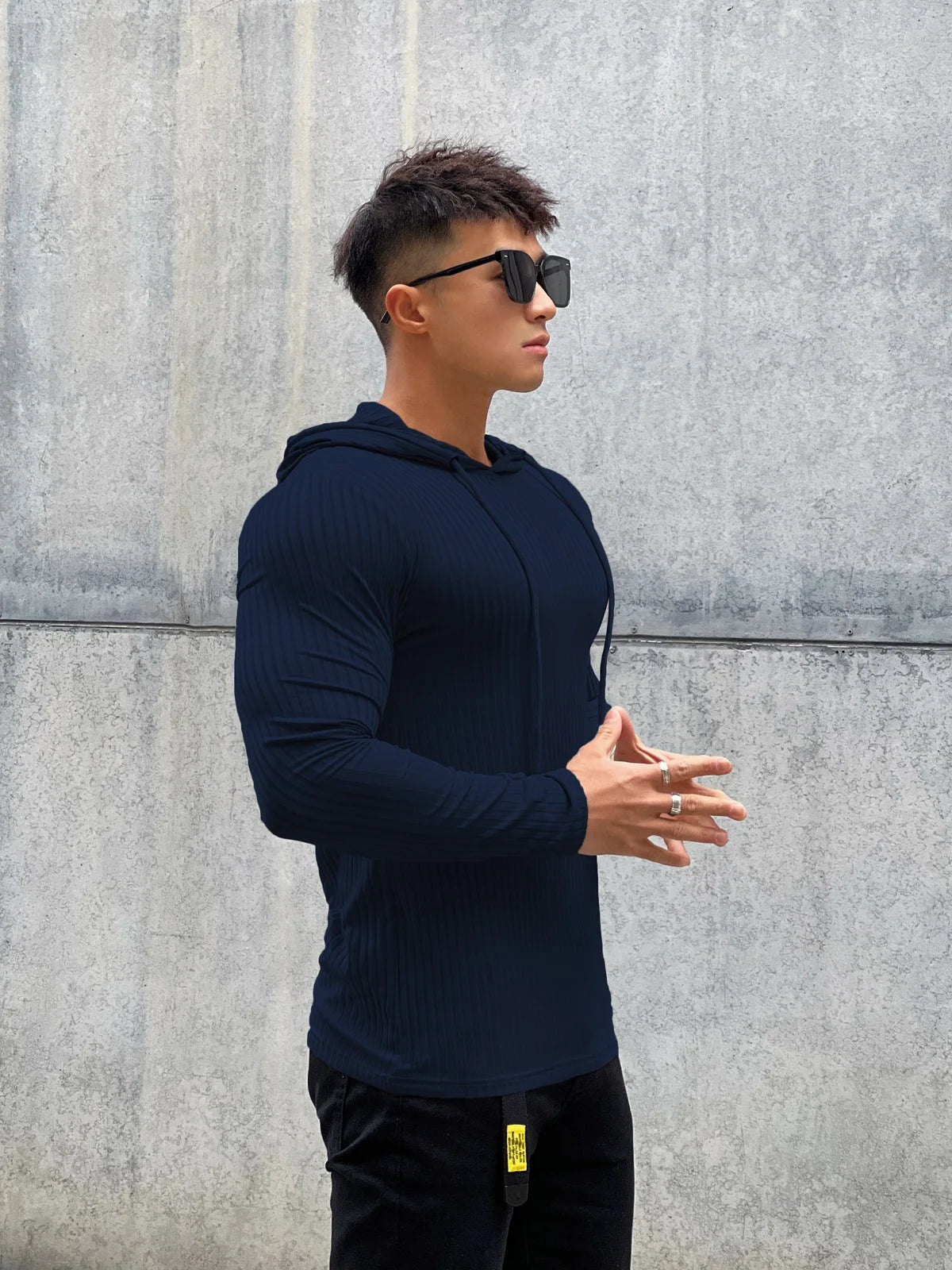 Men's Quick Dry Long Sleeve Bodybuilding Sports Shirt
