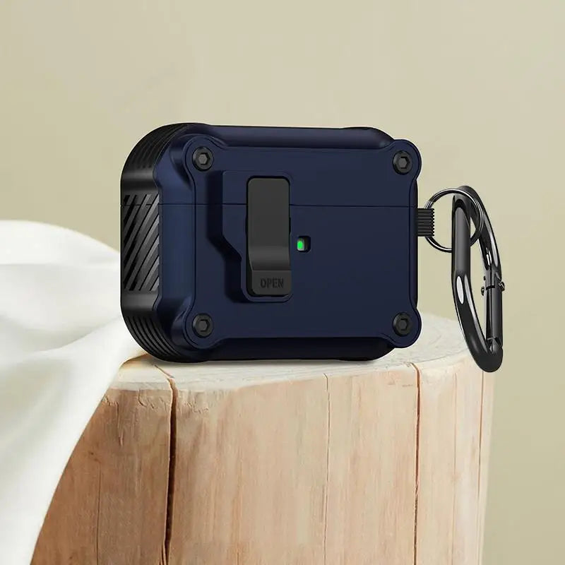 Ốp Khóa Bảo Vệ AirPods Pro 3 2025 Chống Sốc Kèm Móc - Daisan Mart