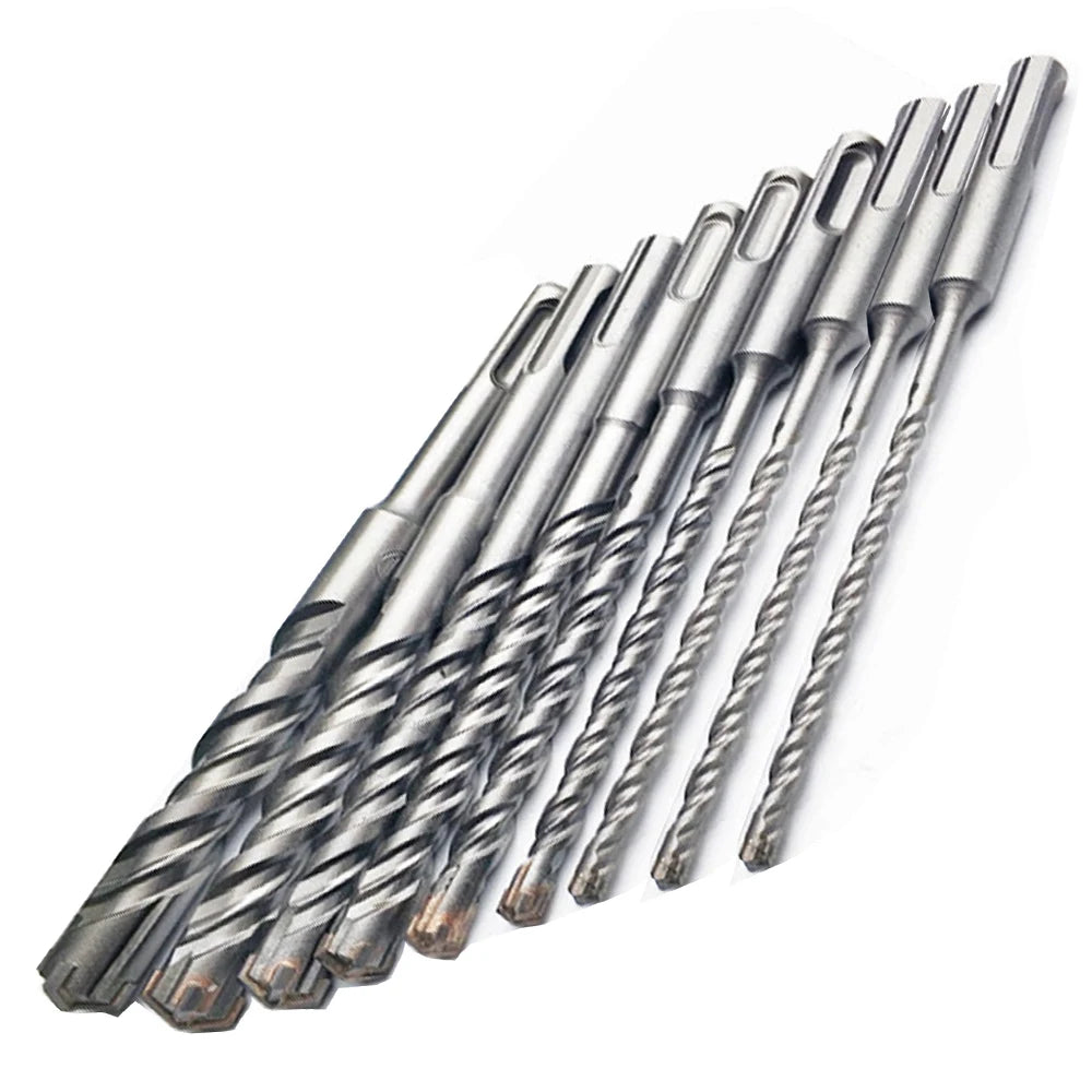 4/5/6/7/8/9pcs Cross Tip 160mm SDS Plus Drill Bit Set Electric Hammer Masonry Drill Bits for Masonry Concrete Rock Stone bits