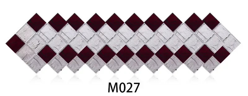 10pcs/set Marble Mosaic Tiles Wall Sticker Transfers Flat Covers for Kitchen Bathroom Stitching Stickers Self-adhesive Removable