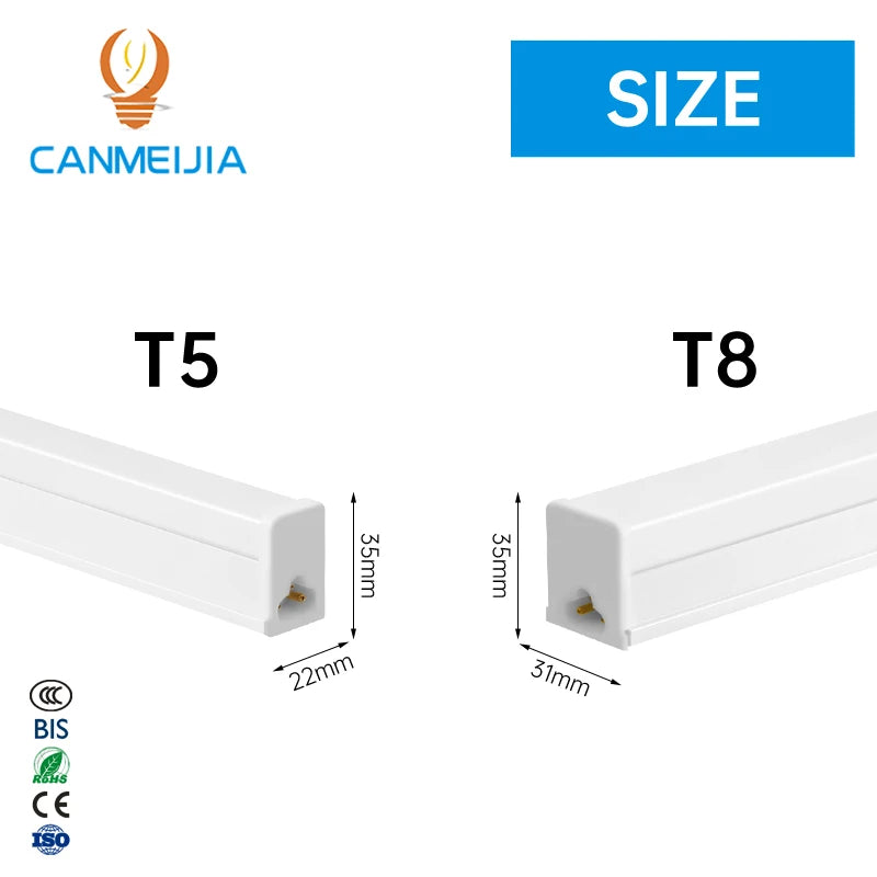 Multi-Size T5 LED Tube - Space Creation