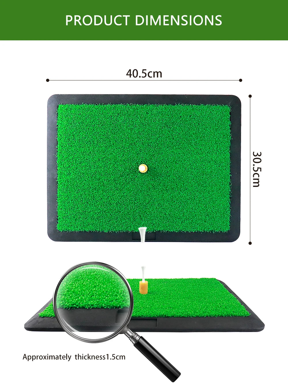 Thảm Tập Golf Mini Trả Bóng, Thảm Cỏ Nhân Tạo Di Động