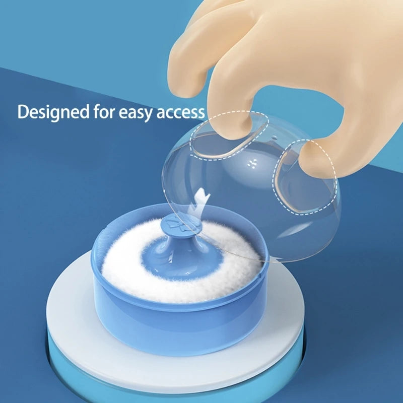 Baby Powder Puff &amp; Convenient Storage Box For Your Baby