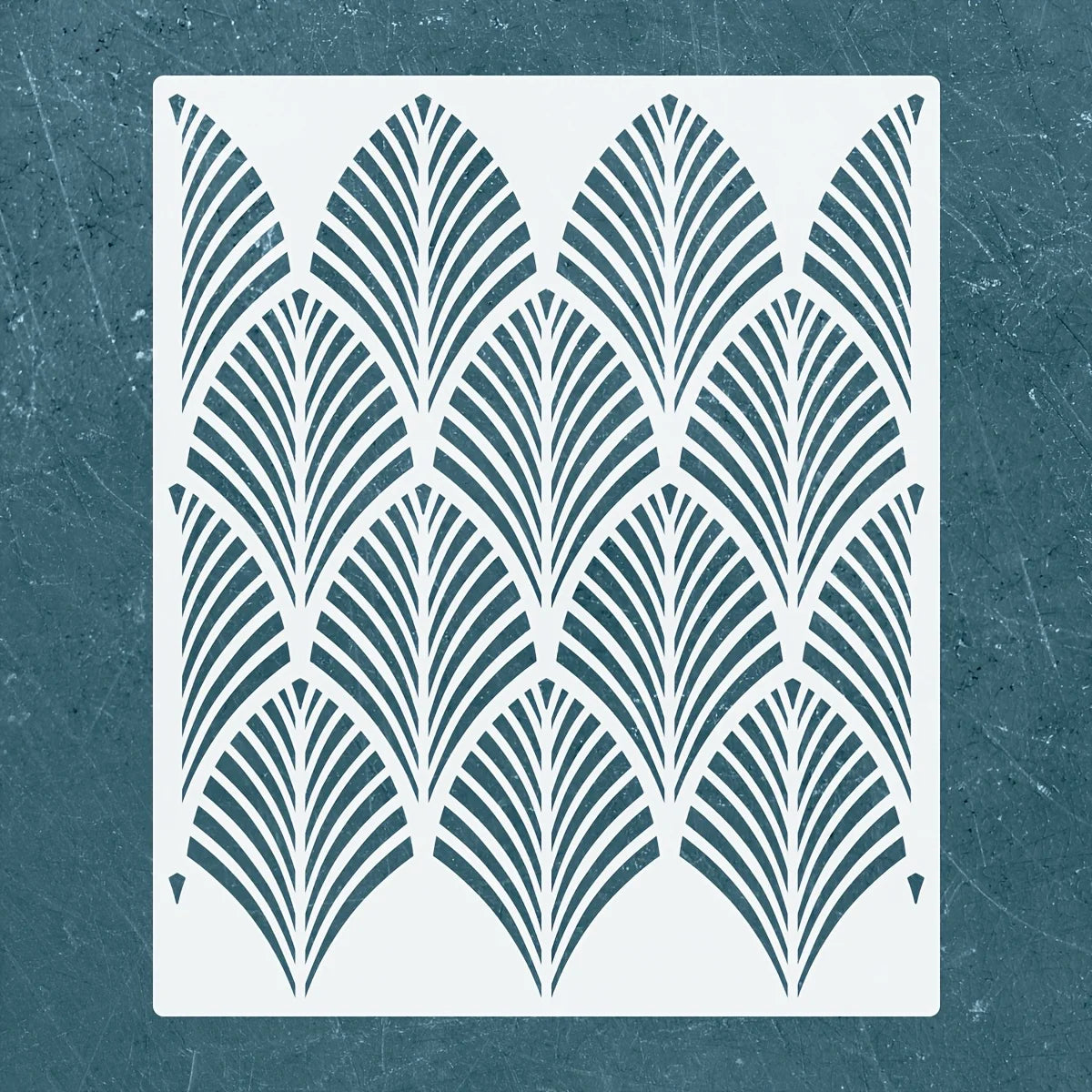 Large Palm Pattern Wall Stencil Luxury Modern Classic Wallpaper Effect Stencil, Large Painting Stencil for Walls, Floors, Fabric
