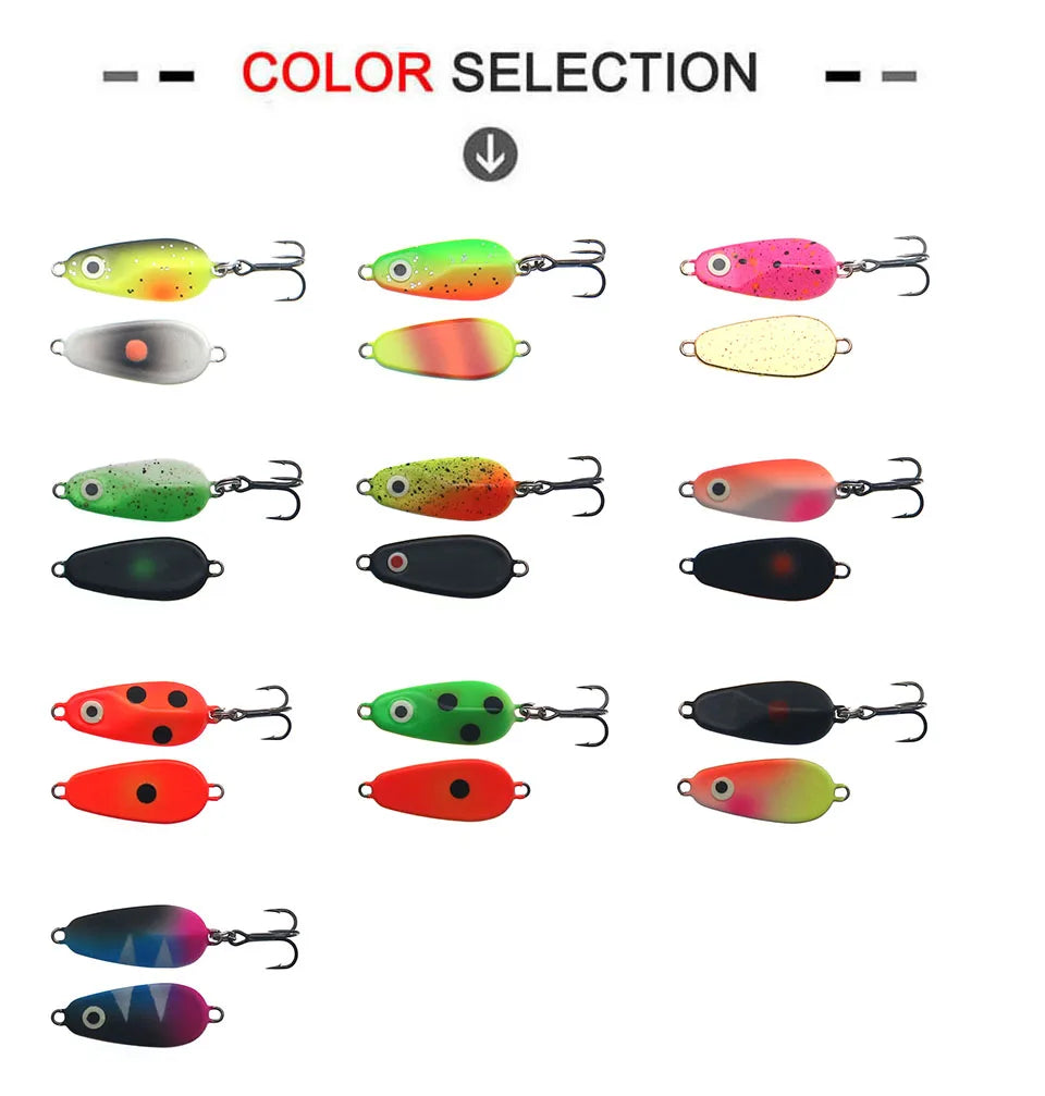 Muỗng Câu Cá 3g - Mồi Giả Kim Loại Cho Cá Lớn