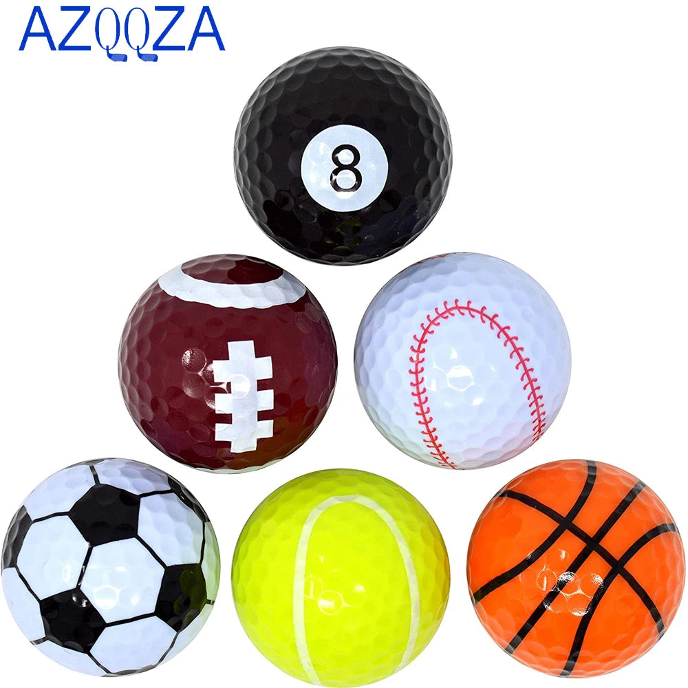 Fun Pair Golf Balls - Kids Practice Gift