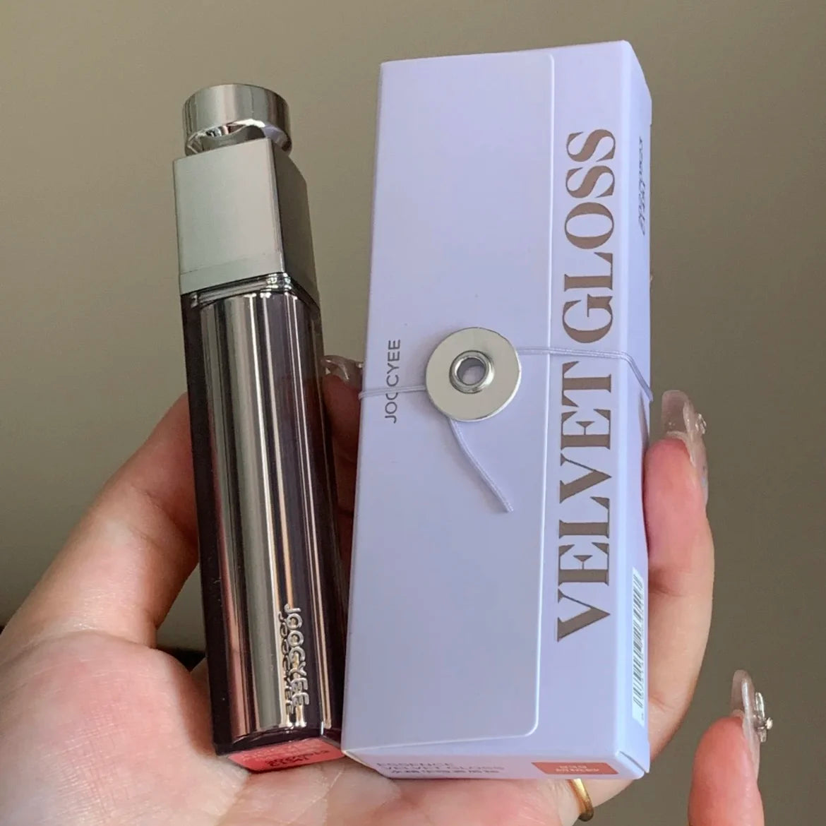 Joocyee Fermented Water Essence Lip Glaze Water Mirror Lipgloss 00 Primary Color Naked Matte Lipclay Lipstick